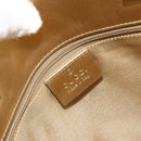 GUCCI GG Canvas Tote Bag Light Blue Gold Tone 002.1099 Auth 191736-17