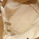 GUCCI GG Canvas Tote Bag Light Blue Gold Tone 002.1099 Auth 191736-11