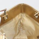 GUCCI GG Canvas Tote Bag Light Blue Gold Tone 002.1099 Auth 191736-18