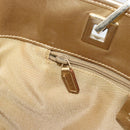 GUCCI GG Canvas Tote Bag Light Blue Gold Tone 002.1099 Auth 191736-20