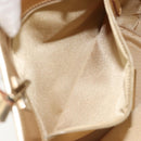 GUCCI GG Canvas Tote Bag Light Blue Gold Tone 002.1099 Auth 191736-21