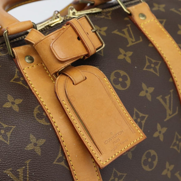LOUIS VUITTON Monogram Keepall 50 Boston Bag M41426 LV Auth 191742A