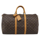 LOUIS VUITTON Monogram Keepall 50 Boston Bag M41426 LV Auth 191742A-2