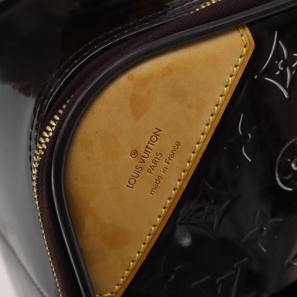 LOUIS VUITTON Monogram Vernis Pegas 45 Suitcase Amarante M91277 LV Auth 191745A