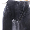 Salvatore Ferragamo Gancini Chain Shoulder Bag Leather White Gold Auth 191748-20