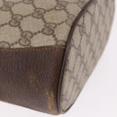 GUCCI GG Supreme Shoulder Bag PVC Leather Beige Gold Tone 904.02.081 Auth 191757-14