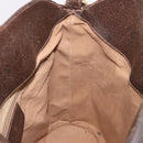 GUCCI GG Supreme Shoulder Bag PVC Leather Beige Gold Tone 904.02.081 Auth 191757-20
