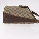 GUCCI GG Supreme Shoulder Bag PVC Leather Beige Gold Tone 904.02.081 Auth 191757-5