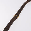 GUCCI GG Supreme Shoulder Bag PVC Leather Beige Gold Tone 904.02.081 Auth 191757-9