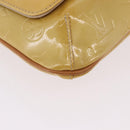 LOUIS VUITTON Monogram Vernis Thompson Street Bag Beige M91301 LV Auth 191759-9