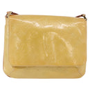 LOUIS VUITTON Monogram Vernis Thompson Street Bag Beige M91301 LV Auth 191759-13