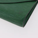 LOUIS VUITTON Epi Art Deco Clutch Bag Green M52634 LV Auth 191760A-14