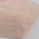 Miu Miu Hand Bag Fur 2way Pink Gold Tone Auth 191761SM-12