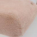 Miu Miu Hand Bag Fur 2way Pink Gold Tone Auth 191761SM-14