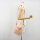 Miu Miu Hand Bag Fur 2way Pink Gold Tone Auth 191761SM-24