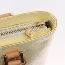 LOUIS VUITTON Monogram Vernis Houston Hand Bag Perle M91342 LV Auth 191765V-17