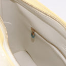 LOUIS VUITTON Monogram Vernis Houston Hand Bag Perle M91342 LV Auth 191765V-21