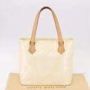 LOUIS VUITTON Monogram Vernis Houston Hand Bag Perle M91342 LV Auth 191765V-12