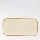 LOUIS VUITTON Monogram Vernis Houston Hand Bag Perle M91342 LV Auth 191765V-5