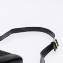 CELINE C Saluki Horse Carriage Shoulder Bag Black Gold Tone Auth 191767A-8
