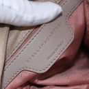Stella MacCartney Falabella Chain Shoulder Bag Polyester Beige Gold Auth 191768V-17