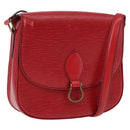 LOUIS VUITTON Epi Saint Cloud GM Shoulder Bag Red M52197 LV Auth 191772-1