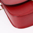 LOUIS VUITTON Epi Saint Cloud GM Shoulder Bag Red M52197 LV Auth 191772-15