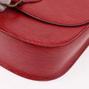 LOUIS VUITTON Epi Saint Cloud GM Shoulder Bag Red M52197 LV Auth 191772-16