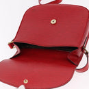 LOUIS VUITTON Epi Saint Cloud GM Shoulder Bag Red M52197 LV Auth 191772-19