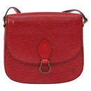 LOUIS VUITTON Epi Saint Cloud GM Shoulder Bag Red M52197 LV Auth 191772-13