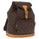 LOUIS VUITTON Monogram Montsouris GM Backpack M51135 LV Auth 191774A-1