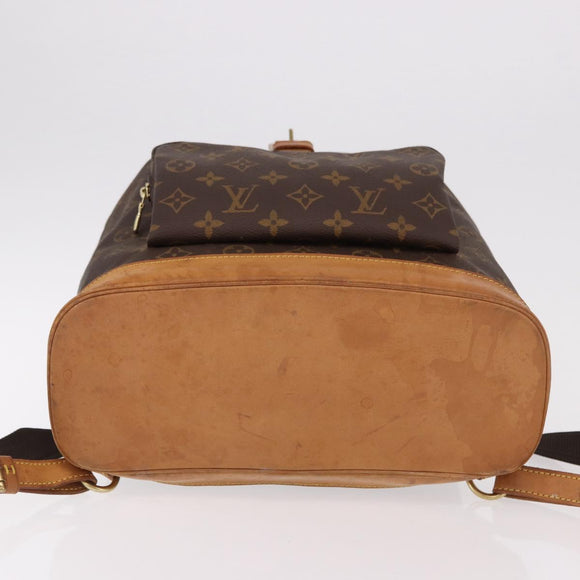 LOUIS VUITTON Monogram Montsouris GM Backpack M51135 LV Auth 191774A