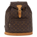 LOUIS VUITTON Monogram Montsouris GM Backpack M51135 LV Auth 191774A-13