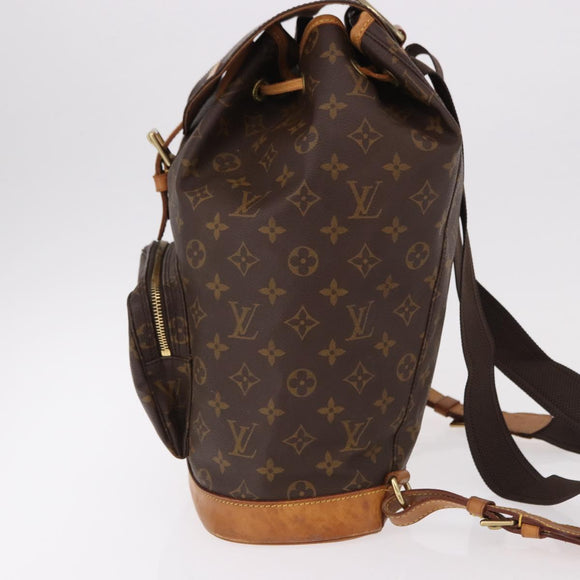 LOUIS VUITTON Monogram Montsouris GM Backpack M51135 LV Auth 191774A
