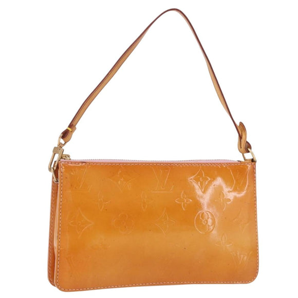 LOUIS VUITTON Monogram Vernis Lexington Accessory Pouch Rose LV Auth 191776