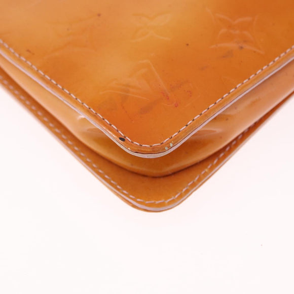 LOUIS VUITTON Monogram Vernis Lexington Accessory Pouch Rose LV Auth 191776