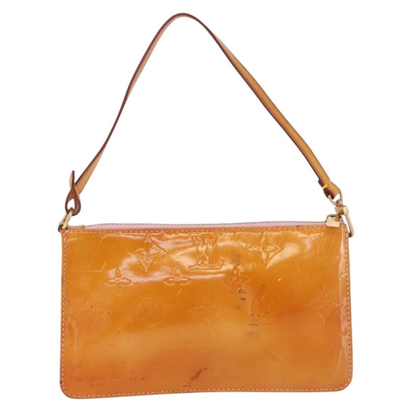 LOUIS VUITTON Monogram Vernis Lexington Accessory Pouch Rose LV Auth 191776