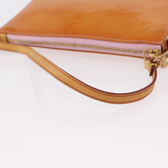 LOUIS VUITTON Monogram Vernis Lexington Accessory Pouch Rose LV Auth 191776