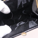 Salvatore Ferragamo Vala Hand Bag Leather 2way Black Gold Tone Auth 191779A-24