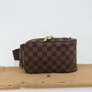 LOUIS VUITTON Damier Ebene Geronimos Shoulder Bag N51994 LV Auth 191780V-12
