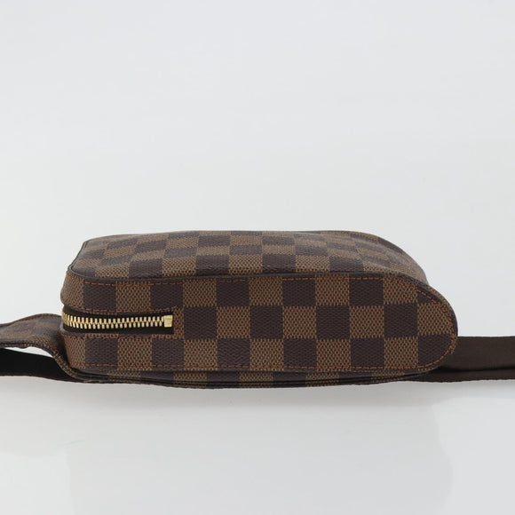 LOUIS VUITTON Damier Ebene Geronimos Shoulder Bag N51994 LV Auth 191780V