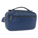 LOUIS VUITTON Damier Infini Ambreil Shoulder Bag Neptune N41354 LV Auth 191781-1
