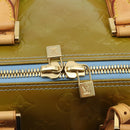 LOUIS VUITTON Monogram Vernis Mercer Boston Bag Baby Blue M91001 LV Auth 191782-9