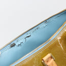 LOUIS VUITTON Monogram Vernis Mercer Boston Bag Baby Blue M91001 LV Auth 191782-10