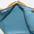 LOUIS VUITTON Monogram Vernis Mercer Boston Bag Baby Blue M91001 LV Auth 191782-22
