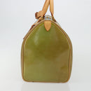 LOUIS VUITTON Monogram Vernis Mercer Boston Bag Baby Blue M91001 LV Auth 191782-3