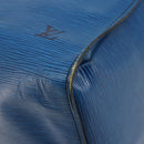 LOUIS VUITTON Epi Keepall 55 Boston Bag Blue M42955 LV Auth 191783A-12