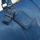 LOUIS VUITTON Epi Keepall 55 Boston Bag Blue M42955 LV Auth 191783A-14
