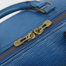 LOUIS VUITTON Epi Keepall 55 Boston Bag Blue M42955 LV Auth 191783A-15