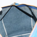 LOUIS VUITTON Epi Keepall 55 Boston Bag Blue M42955 LV Auth 191783A-17